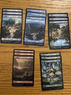 MTG: Final Fantasy Lot, Land Chocobo Track Foils - Image 1