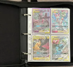 Pokemon Card Binder Collection HOLO GX TAG TEAM MODERN MEGA SHINY PROMO RARE LOT - Image 2