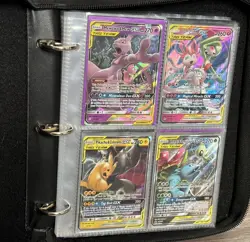 Pokemon Card Binder Collection HOLO GX TAG TEAM MODERN MEGA SHINY PROMO RARE LOT - Image 3