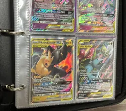 Pokemon Card Binder Collection HOLO GX TAG TEAM MODERN MEGA SHINY PROMO RARE LOT - Image 4