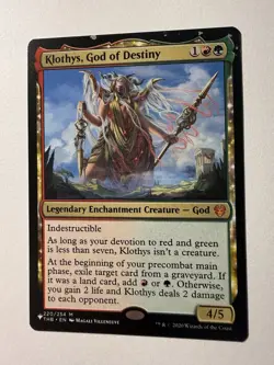 Klothys, God of Destiny #220 The List - Theros Beyond Death Regular Mythic MTG - Image 1