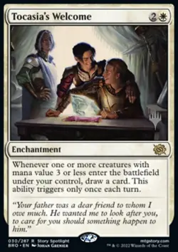 MTG Magic the Gathering Tocasia's Welcome (30p/180) The Brothers' War Promos NM - Image 1