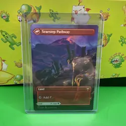 x1 Blightstep Pathway Searstep Pathway KHM MTG 291 FOIL BORDERLESS M/NM 1x - Image 2