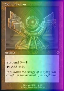 MTG Sol Talisman (432/767) Modern Horizons 2 NM FOIL- Etched Retro - Image 1
