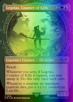 Legolas, Counter of Kills (816/915) LTR LP FOIL- SURGE - Image 1