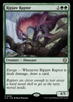 MTG Ripjaw Raptor (253/401) The Lost Caverns of Ixalan Commander NM - Image 1