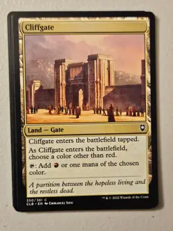 MTG | Cliffgate (x4 Playset) | (NM) Commander Legends: Baldur's Gate - Image 1