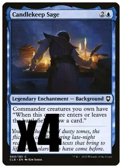 MTG | Candlekeep Sage (x4 Playset) | (NM) Commander Legends: Baldur's Gate - Image 1