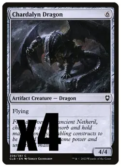 MTG | Chardalyn Dragon (x4 Playset) | (NM) Commander Legends: Baldur's Gate - Image 1