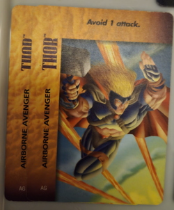 Vintage Marvel Overpower CCG Thor Hero Card & COMPLETE FIRST SET of Specials - Image 4