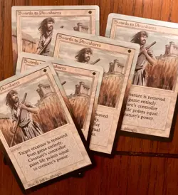 Swords to Plowshares (Revised) ALTERED with floating borders. Multiple available - Image 2