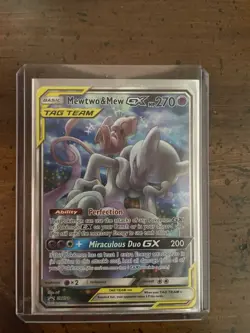 Pokemon Mewtwo & Mew GX SM191 TAG TEAM Promo Holo SM191 SM English - Image 3