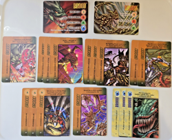 Vintage Marvel Overpower CCG Brood 2 Hero + 7 Specials 18 Card Lot - Image 1