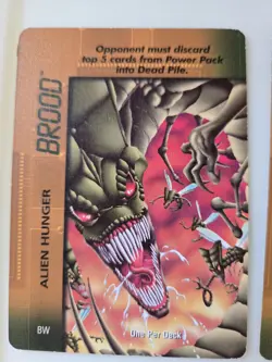 Vintage Marvel Overpower CCG Brood 2 Hero + 7 Specials 18 Card Lot - Image 4