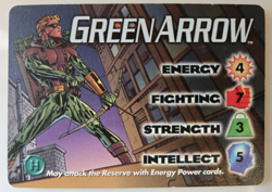 Vintage DC Comics Overpower CCG Green Arrow Hero + 4 Specials 13 Card Lot - Image 2