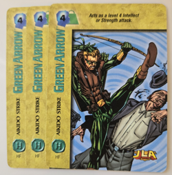 Vintage DC Comics Overpower CCG Green Arrow Hero + 4 Specials 13 Card Lot - Image 3