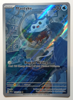 Mantyke Illustration Rare 'Paradox Rift' 189/182 Pokemon Card - Image 2