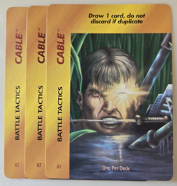Vintage Marvel Overpower CCG Cable COMPLETE FIRST SET of Specials 19 Cards - Image 2