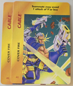 Vintage Marvel Overpower CCG Cable COMPLETE FIRST SET of Specials 19 Cards - Image 5