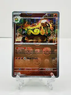 🔥Pokemon TCG-Emboar-Master Ball Pattern-013/086-Sv: White Flare-Holo-M/NM!🔥 - Image 1