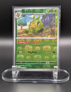 Swadloon #002/086 *MASTER BALL REVERSE HOLO* (White Flare) SV: WHT Pokemon NM - Image 1