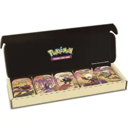 Pokemon Shrouded Fable Mini Tin Bundle (Set of 5 Art Tins in Display Box) Sealed - Image 1