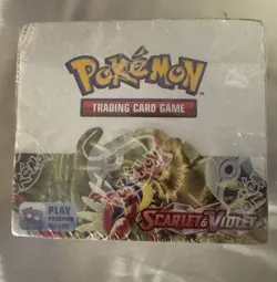 Pokemon TCG Scarlet and Violet Base Set Booster Box Sealed - Image 1