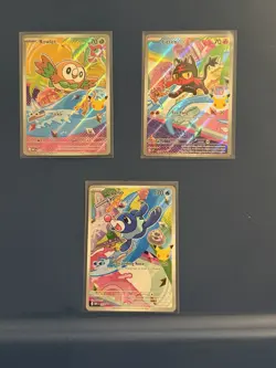 Pokemon First Partner, Illustration Collection Series1 Alolan Starters Promo Set - Image 1