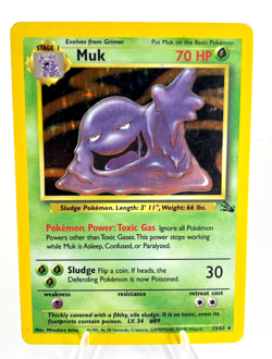 Muk 13/62 - Fossil - Holo - Pokemon - DMG - Image 1