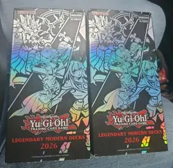 Lot Of 2 Yu-Gi-Oh! Legendary Modern Decks 2026 English Edition Factory Sealed - Image 1