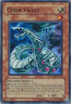 Cyber Valley - PTDN-EN010 - Super Rare - Unlimited Edition - Lightly Played - Ph - Image 1