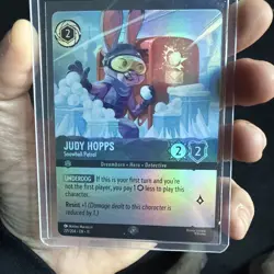 Judy Hopps - Snowball Patrol (Epic) 221/204 Winterspell Holo Disney Lorcana - Image 3