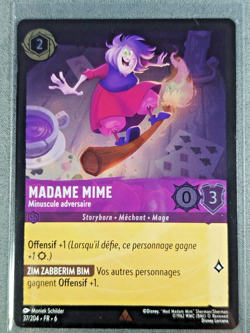 Carte LORCANA FR - Chapitre 6 37/204 Madame Mime - Rare✨ FOIL ✨ Neuf - Image 1