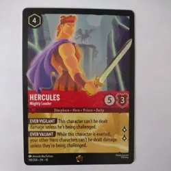 Disney Lorcana-Whispers in Well/ Hercules 118/204 Mighty Leader(Legendary) - Image 1