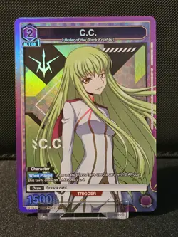 Union Arena English Code Geass C.C. UE04BT/CGH-1-007 SR English - Image 1