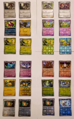 Lot of Pokemon Cards from *Black Bolt & White Flare* ~Master Ball~ Pattern Holos - Image 1