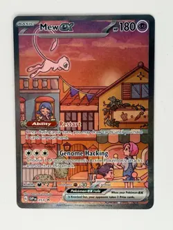 Pink Mew EX 053 Pokemon Scarlet And Violet 151 UPC Black Star Promo SVP EN NM - Image 1