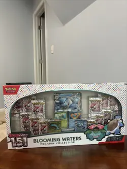 Pokemon TCG Scarlet & Violet 151 Blooming Waters Premium Collection Box Sealed - Image 2