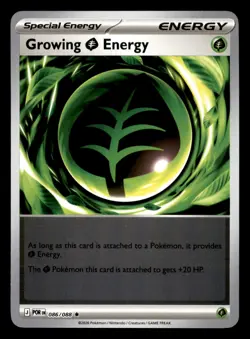 Growing Grass Energy 086/088 ME03 Perfect Order Pokemon Reverse Holo Near Mint - Image 1