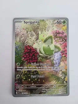 Pokemon 2023 Paldea Evolved Sprigatito 196/193 IR NM - Image 1