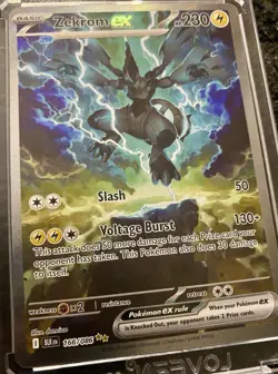 Zekrom ex Black Bolt Special Illustration Rare Pokemon TCG 166/086 - Image 3