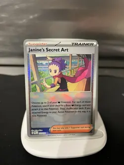 Pokemon TCG: Janine's Secret Art 112/131 Pokeball - Prismatic Evolutions - NM - Image 1