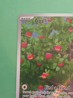 Pokemon Scarlet & Violet Twilight Masquerade Applin 185/167 Illustration Rare - Image 2