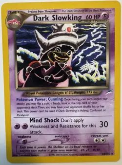 Dark Slowking 20/105 Neo Destiny Regular TCG LP Pokemon - Image 1