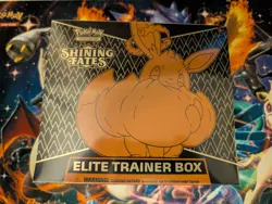 Pokemon Shining Fates Sealed Elite Trainer Box ETB (Small Tear in Plastic) - Image 1