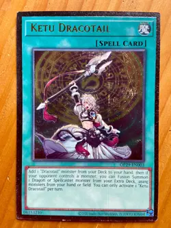 Yu-Gi-Oh! Ketu Dracotail OP29-EN003 OTS Tournament Pack 29 UTR Ultimate Rare - Image 1