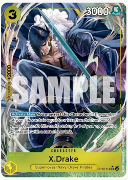 X.Drake (OP10-114 ALT ART) One Piece PRB02 The Best Vol.2 (English) - Image 1