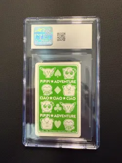 1998 Pokemon Pipipi Adventures Playing Card JPN Squirtle 9 of clubs CGC 10 - Image 2