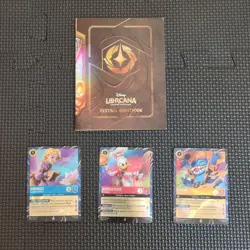 Disney Lorcana Magical Places Archazias Stitch Rapunzel Donald Duck EPCOT Promo - Image 1