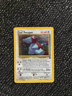 Pokemon Cool Porygon #15 Holo Black Star Promo Vintage WOTC NM - Image 1